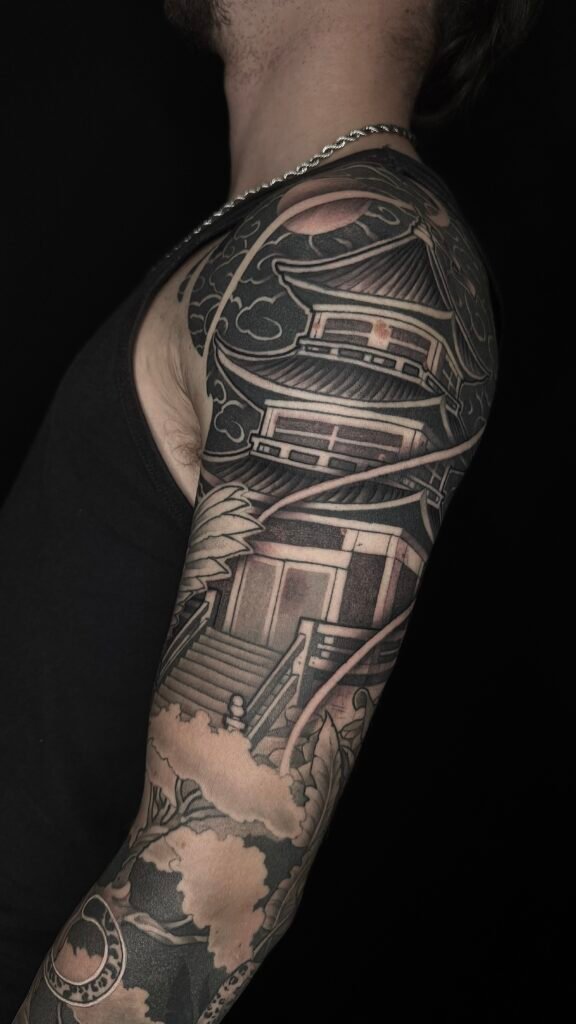 tattoo-illustrativo-edificio-asiatico