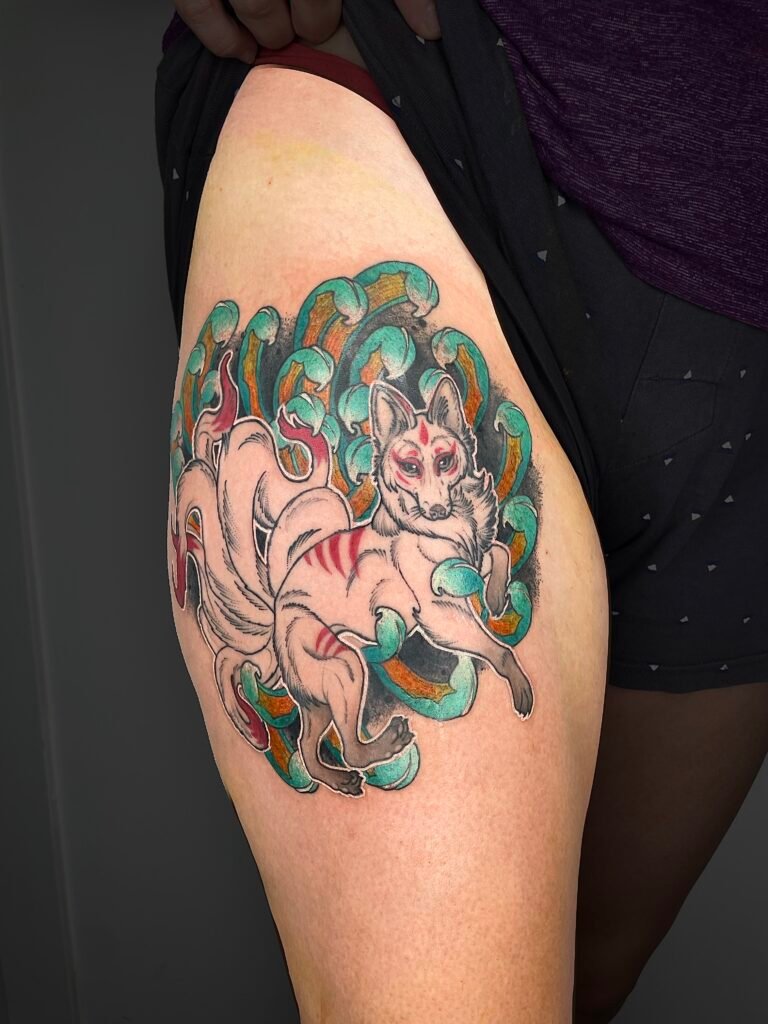 tattoo-japones-color-perro